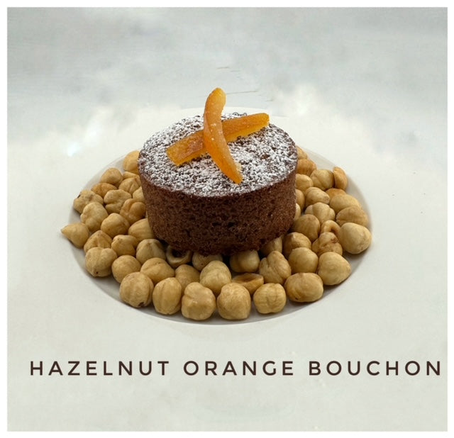 Bouchon w/Hazelnut Gianduja & Candied Orange